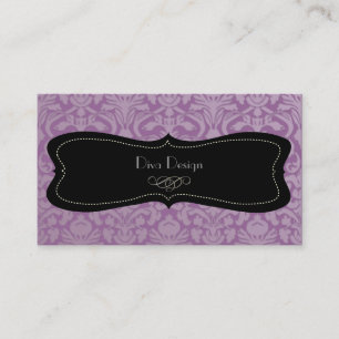 Carte De Visite PixDezines do-it-yourself couleur, damas de la flo