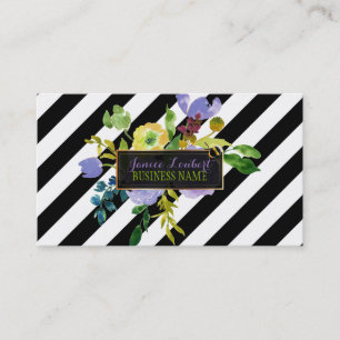 Carte De Visite PixDezines do-it-yourself couleur/rayures/laine