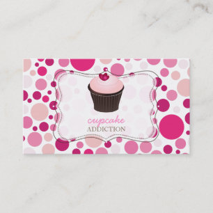 Carte De Visite PixDezines do-it-yourself cupcake+pois