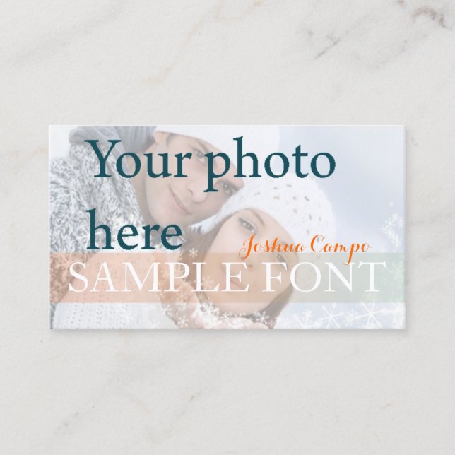 Carte De Visite PixDezines do-it-yourself photo+polices (Devant)