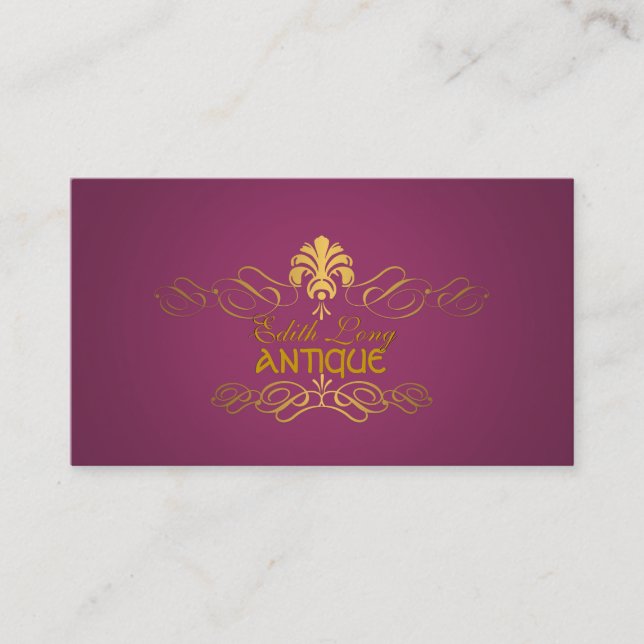 Carte De Visite PixDezines do-it-yourself rouleaux couleur/antique (Devant)
