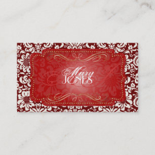 Carte De Visite PixDezines Fidora Vintage Damask