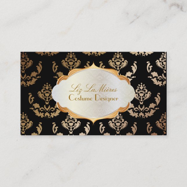 Carte De Visite PixDezines firenze damask/cuivre/do-it-yourself ar (Devant)