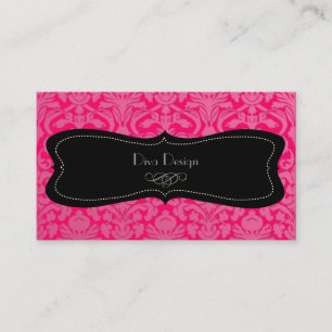 Carte De Visite PixDezines flora damask/do-it-yourself couleur/ros