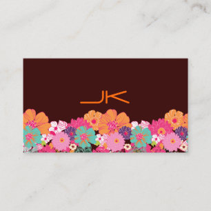 Carte De Visite PixDezines Floral ~ Alegre
