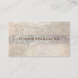 Carte De Visite PixDezines grilles à champagne/fausse feuille
