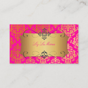 Carte De Visite PixDezines Joséphine Damask/DO-IT-YOURSELF couleur