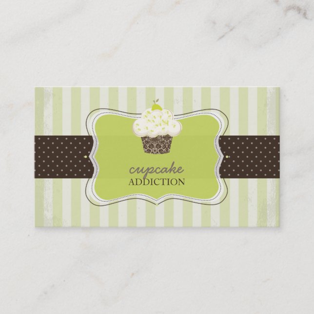Carte De Visite PixDezines Keylime cupcake/pâtisserie (Devant)