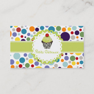 Carte De Visite PixDezines keylime swils cupcake+bubble gums