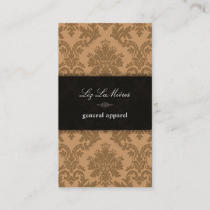 Carte De Visite PixDezines la paloma Damask/do-it-yourself arrière