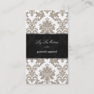 Carte De Visite PixDezines la paloma Damask/do-it-yourself arrière