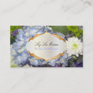 Carte De Visite PixDezines maui bleu hydrangea