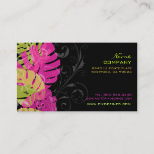 Carte De Visite PixDezines monstera couleurs feuilles/do-it-yourse