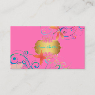 Carte De Visite PixDezines Papillons Papillons Arc-en-ciel