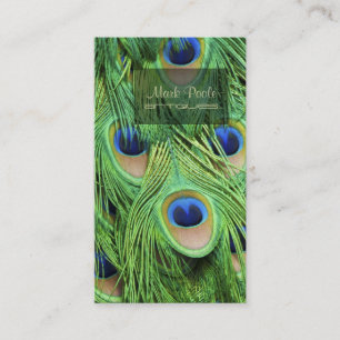 Carte De Visite PixDezines Peacock Feather