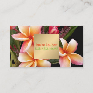 Carte De Visite PixDezines PENANG PEACH PLUMERIAS