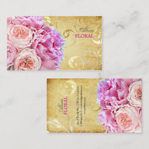 Carte De Visite PixDezines Pénitiers vintages bouquets/do-it-yours