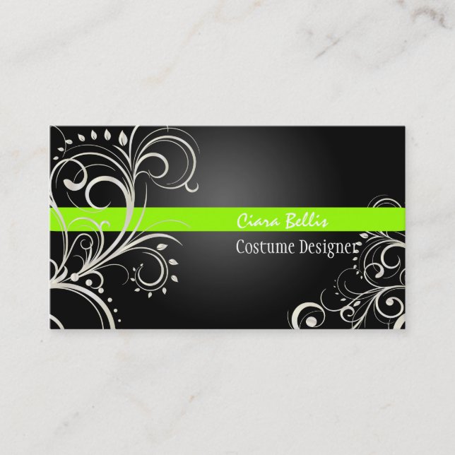 Carte De Visite PixDezines Perles Stylish (Devant)