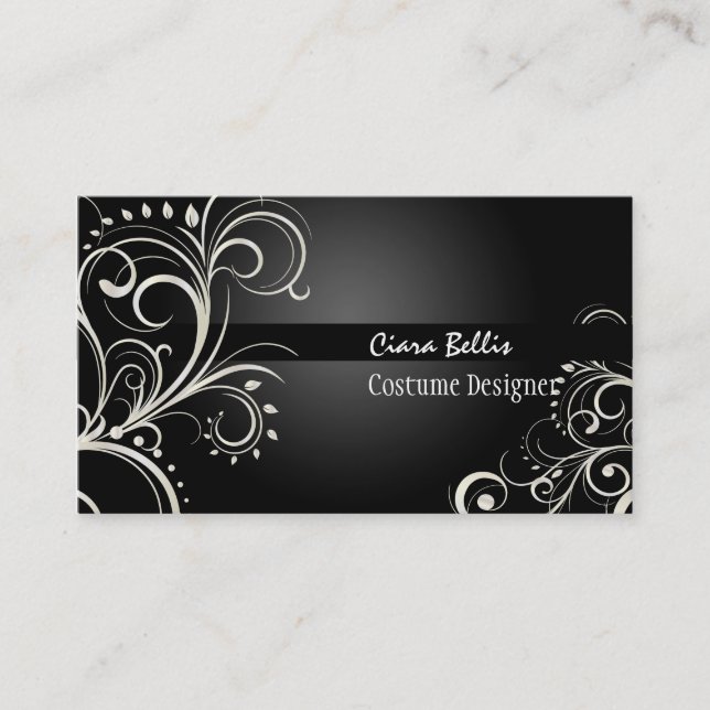 Carte De Visite PixDezines Perles Stylish (Devant)