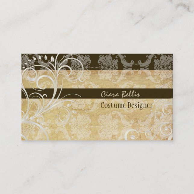 Carte De Visite PixDezines Perles Stylish (Devant)