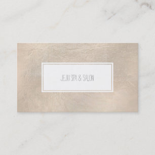 Carte De Visite PixDezines plaid champagne/faux argent