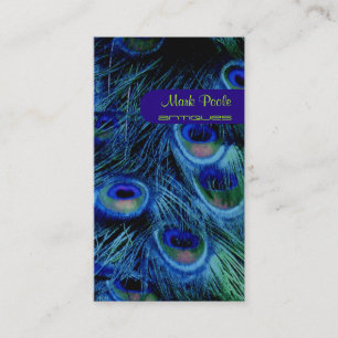 Carte De Visite PixDezines plumes de paon