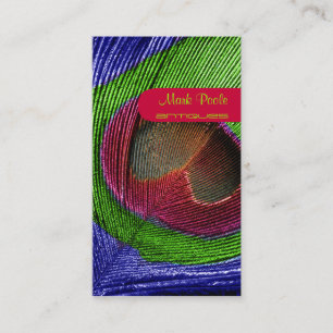 Carte De Visite PixDezines plumes de paon