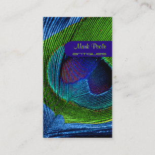 Carte De Visite PixDezines plumes de paon