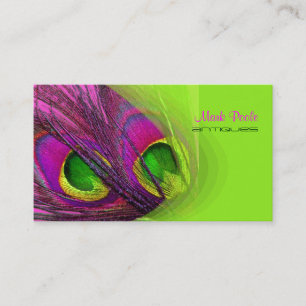 Carte De Visite PixDezines Psychedelic Peacock, Customisez-Le!