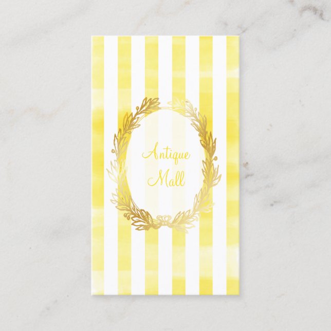 Carte De Visite PixDezines rayures blanches/aquarelle numérique ci (Devant)