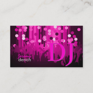 Carte De Visite PixDezines Retro DJ+dance hall
