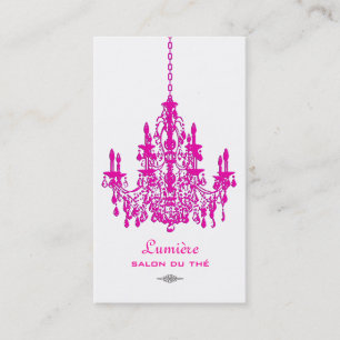 Carte De Visite PixDezines rose+blanc lustre/do-it-yourself arrièr