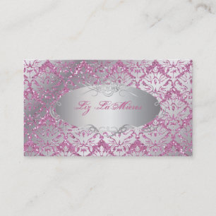 Carte De Visite PixDezines sabine damask/fausse parties scintillan
