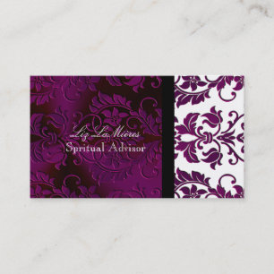 Carte De Visite PixDezines Tanza Damask/do-it-yourself arrière - p