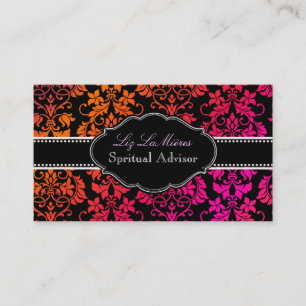 Carte De Visite PixDezines Tanza Damask/do-it-yourself arrière - p