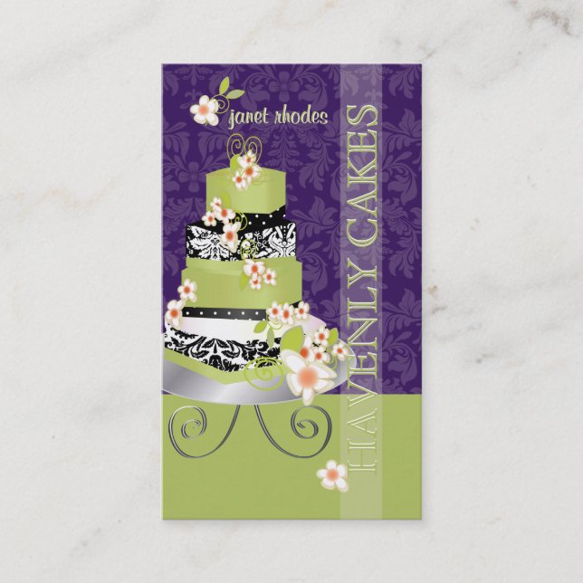 Carte De Visite PixDezines thé vert fondant cake/do-it-yourself co (Devant)