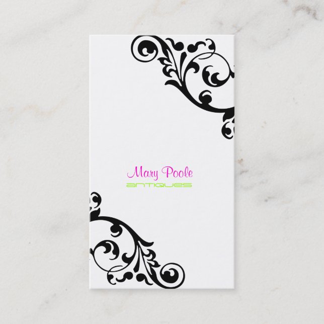 Carte De Visite PixDezines tourbillonne/do-it-yourself couleur arr (Devant)