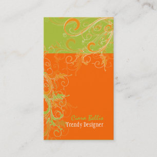 Carte De Visite PixDezines tourbillonne /grannysmith+mandarine