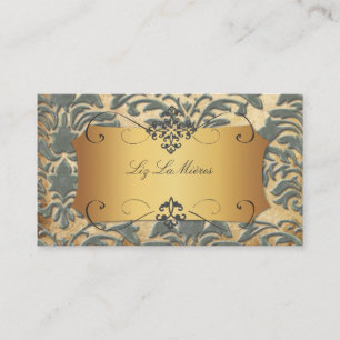 Carte De Visite PixDezines Vintage Forentius damask/arate