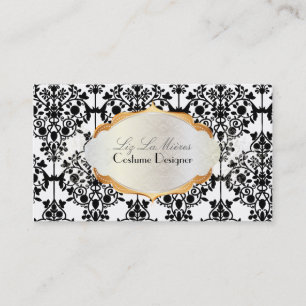 Carte De Visite PixDezines vintage leila damask