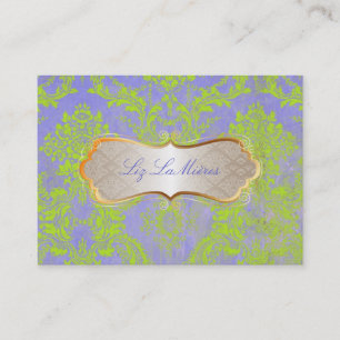 Carte De Visite PixDezines vintage natasha damask