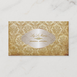 Carte De Visite PixDezines vintage piqué damask