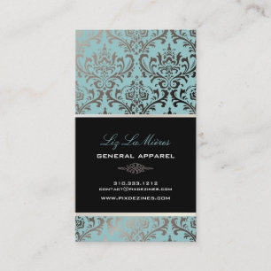 Carte De Visite PixDezines vintage rossi damask/do-it-yourself arr