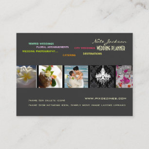Carte De Visite PixDezines wedding planners/do-it-yourself couleur