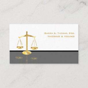 Carte De Visite PixDezines WHITE+GRAY ATTORNEYS/DO-IT-YOURSELF COU