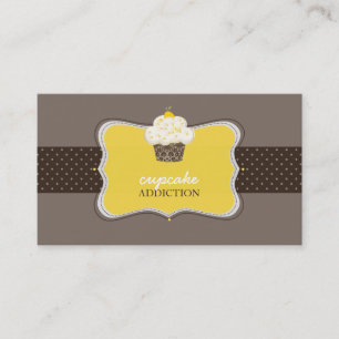 Carte De Visite PixDezines zeste citron cupcake/pâtisserie