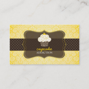 Carte De Visite PixDezines zeste citron cupcake/pâtisserie
