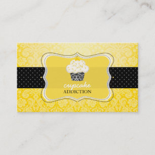 Carte De Visite PixDezines zeste citron cupcake/pâtisserie