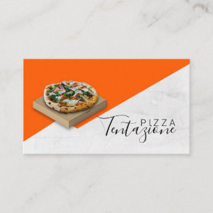 Carte De Visite Pizza Business / Livraison de pizza