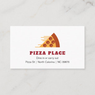 Carte De Visite Pizza Shop
